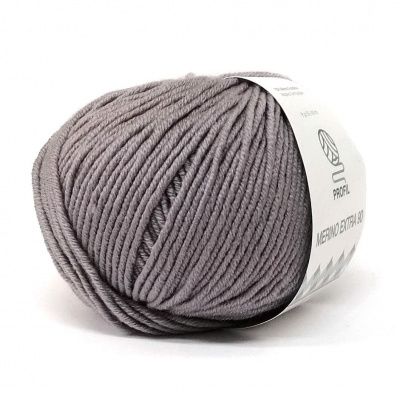 Merino 125 ( 762 серый) 100% меринос экстрафайн 50 г/125 м